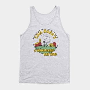 Rabbit Farmer Homesteading Homeschooling Badass Mama Tank Top